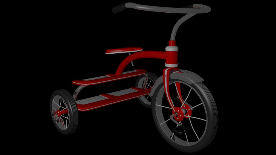 Tricycle with Armature preview image 1